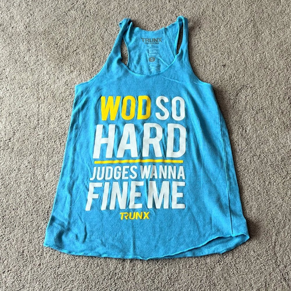 Lot Bundle of 3 Trunx Workout Crossfit Tank Tops Size Small